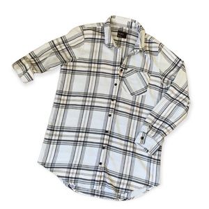 Free Press Plaid Flannel Nightshirt